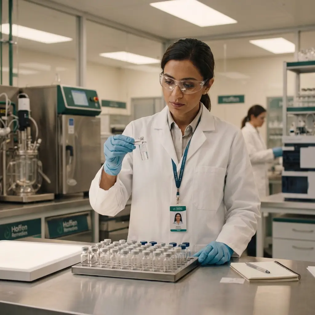 Hoffen Remedies research laboratory bench